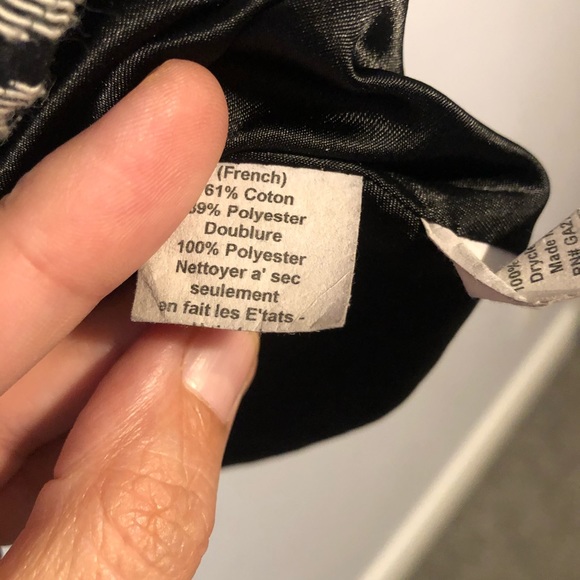 Eva Franco black white ruffled bubble skirt size 0 - Picture 8 of 8